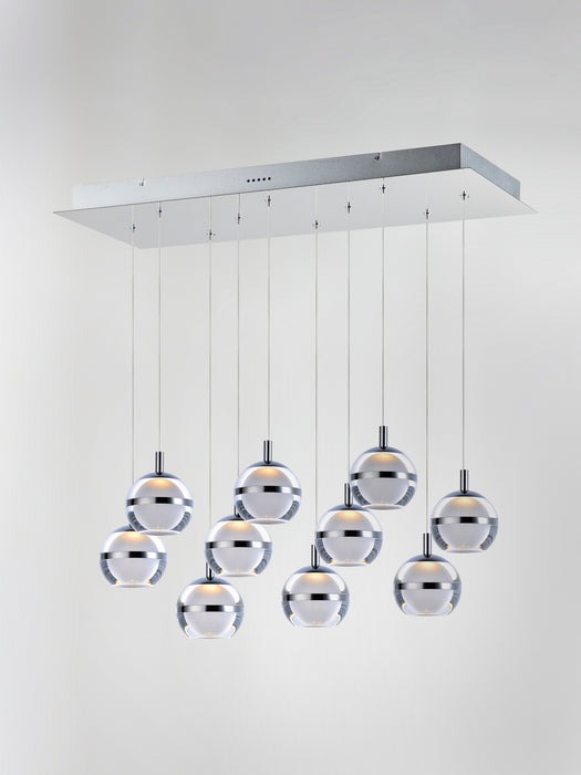 ET2 E24599-93PC LED Pendant, Polished Chrome