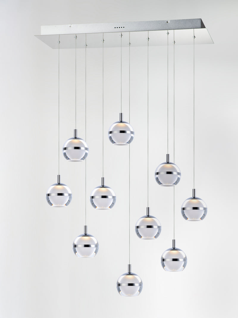 ET2 E24599-93PC LED Pendant, Polished Chrome