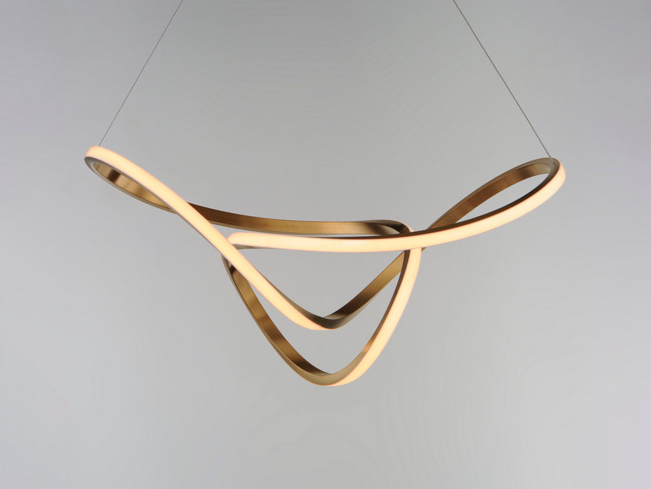 ET2 E20454-BCN LED Pendant, Brushed Champagne