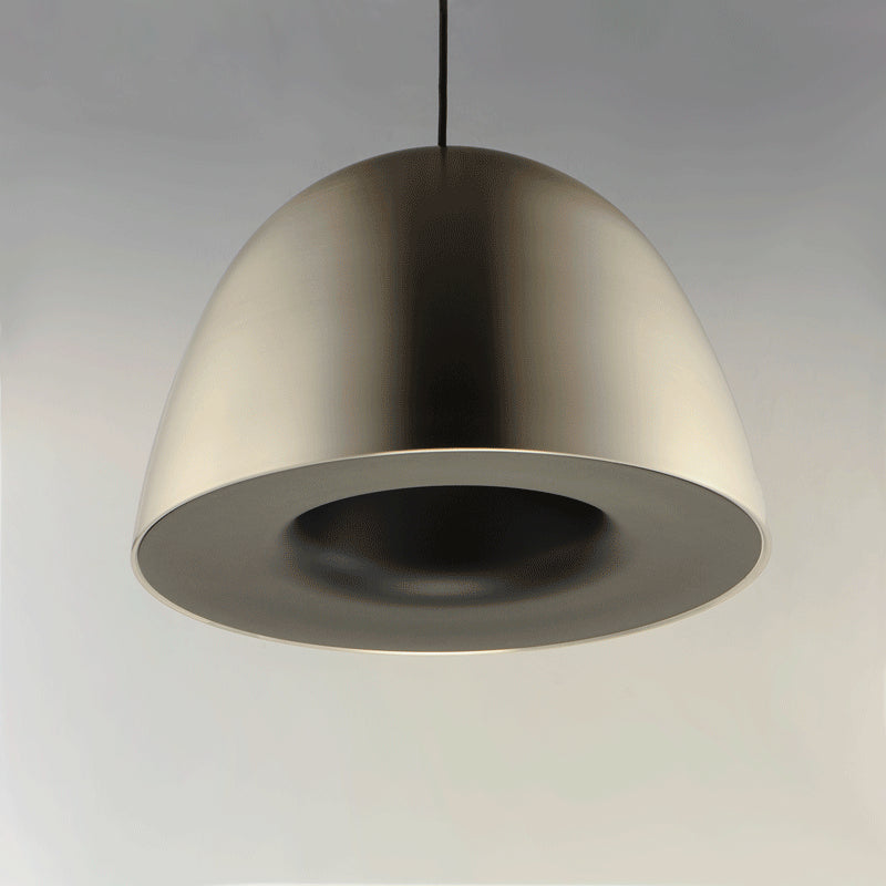 ET2 E24916-SNBK LED Pendant, Satin Nickel / Black