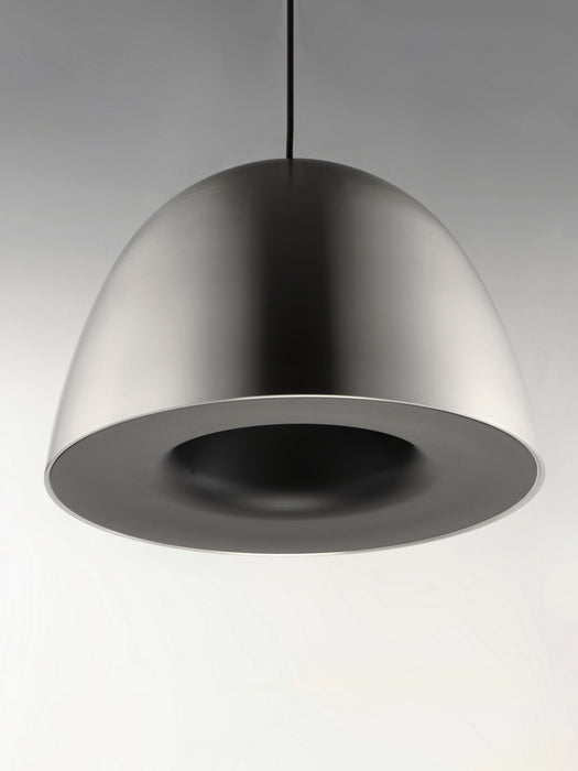ET2 E24916-SNBK LED Pendant, Satin Nickel / Black