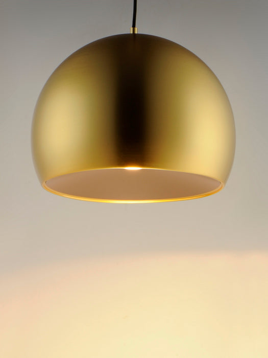 ET2 E24924-SBRCOF LED Pendant, Satin Brass / Coffee