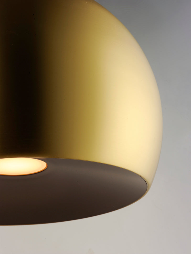 ET2 E24926-SBRCOF LED Pendant, Satin Brass / Coffee