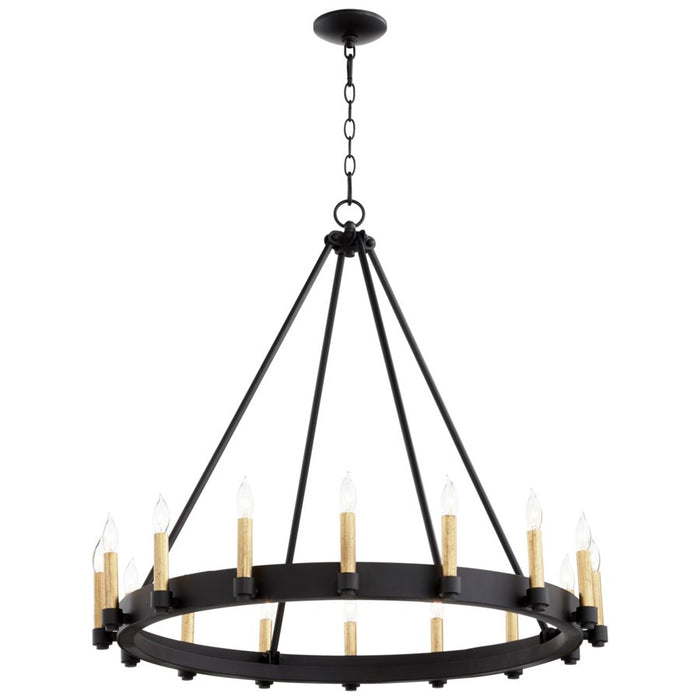 Cyan 10385 16 Light Chandelier, Noir