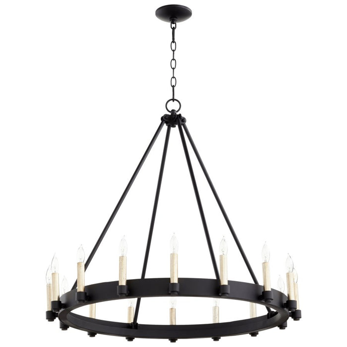 Cyan 10385 16 Light Chandelier, Noir