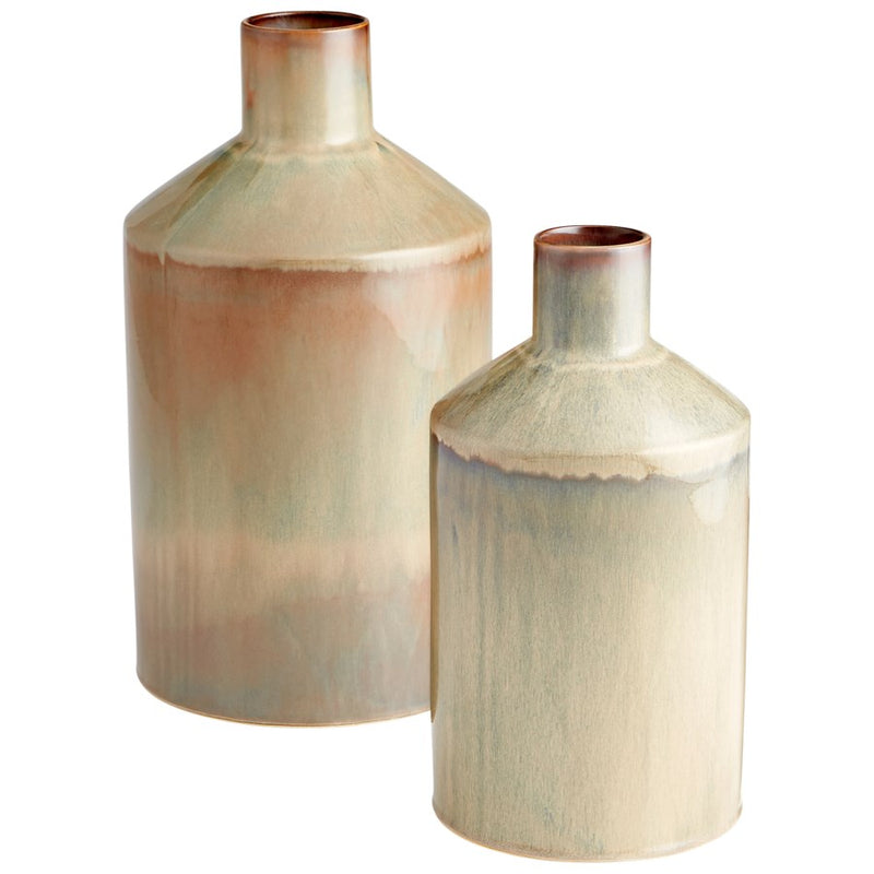 Cyan 10534 Vase, Olive Glaze