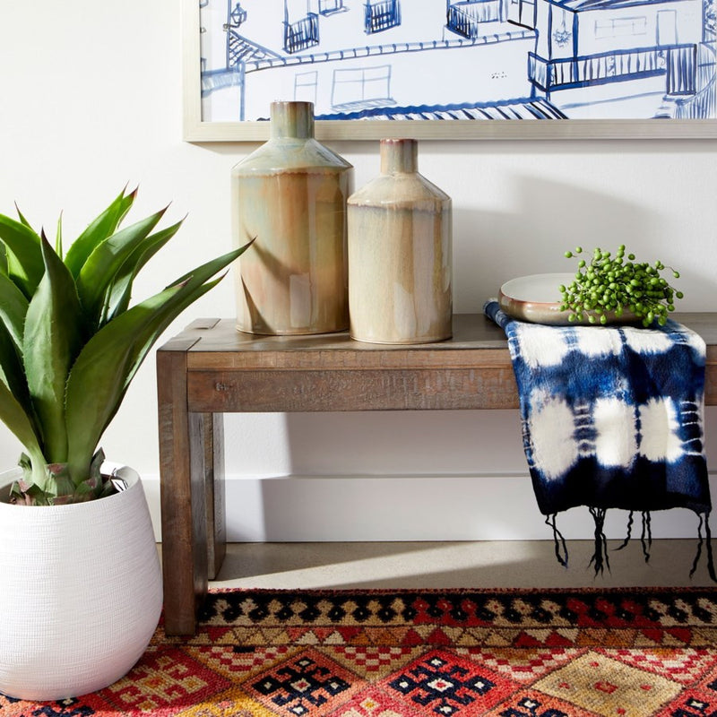 Cyan 10535 Vase, Olive Glaze