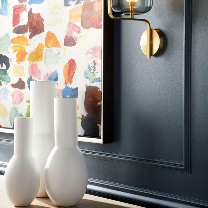 Cyan 10536 Vase, Matte White