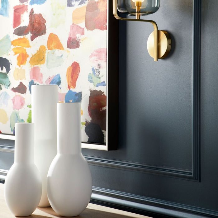 Cyan 10538 Vase, Matte White
