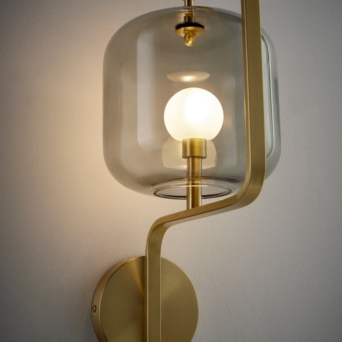 Cyan 10551 LED Wall Decor, Aged Brass