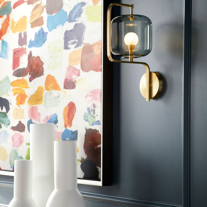 Cyan 10551 LED Wall Decor, Aged Brass