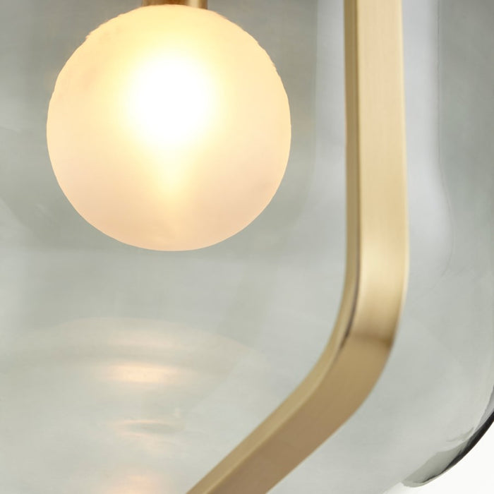 Cyan 10552 LED Pendant, Aged Brass