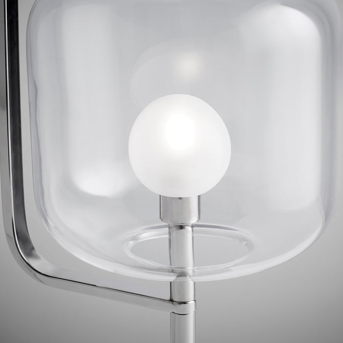 Cyan 10557 LED Table Lamp, Polished Nickel