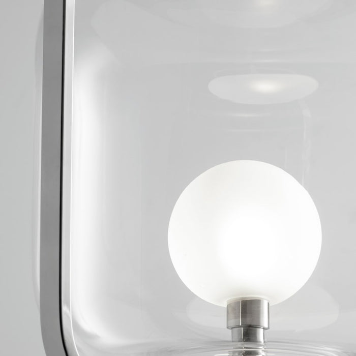 Cyan 10558 LED Table Lamp, Polished Nickel