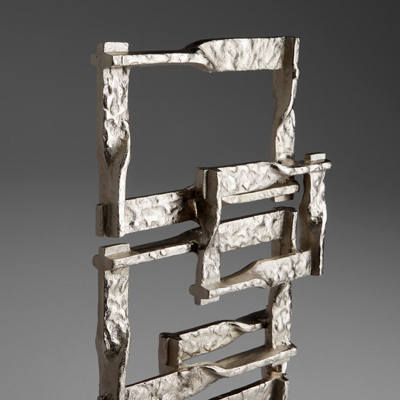 Cyan 10626 Sculpture, Matt Black And Nickel