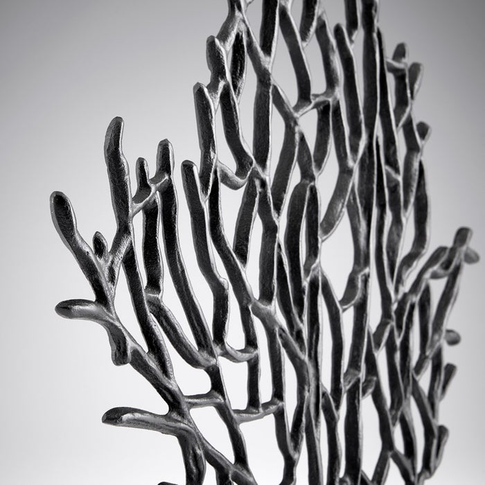 Cyan 10634 Sculpture, Matt Black And Gold