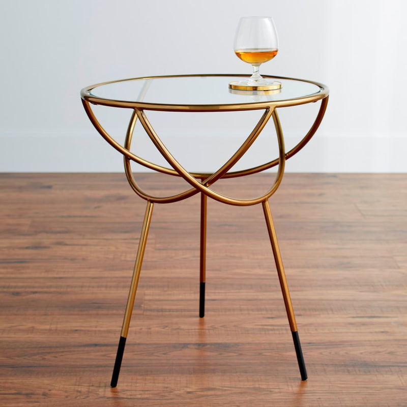Cyan 10662 Side Table, Gold