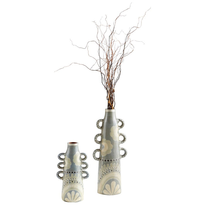 Cyan 10680 Vase, Olive Green