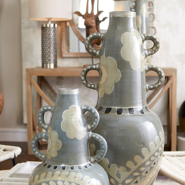 Cyan 10681 Vase, Olive Green