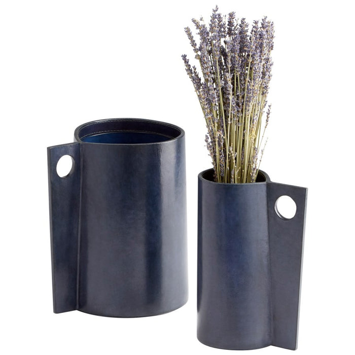 Cyan 10707 Vase, Blue