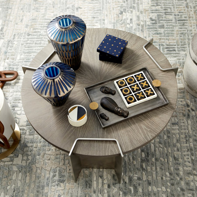 Cyan 10737 Tray, Silver And Gold