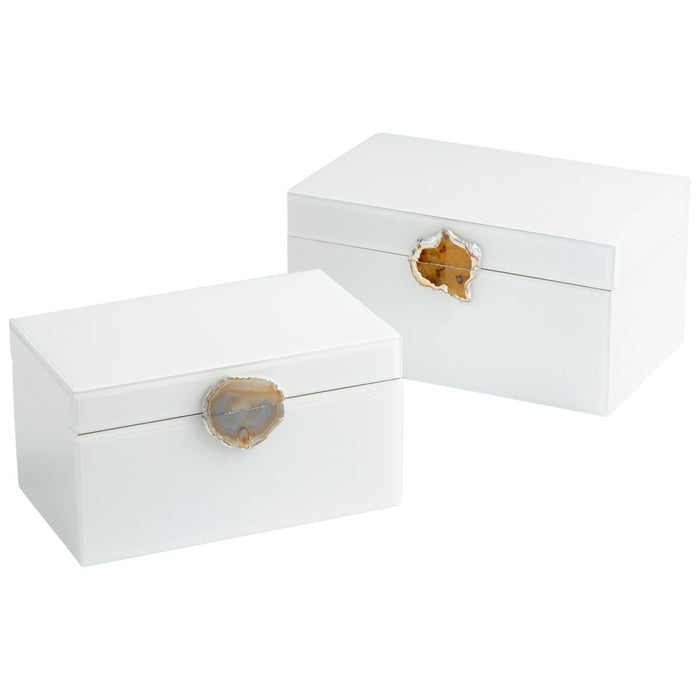 Cyan 10745 Container, White