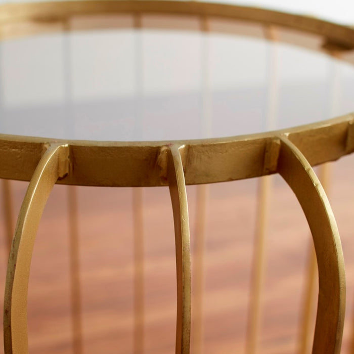 Cyan 10775 Table, Gold