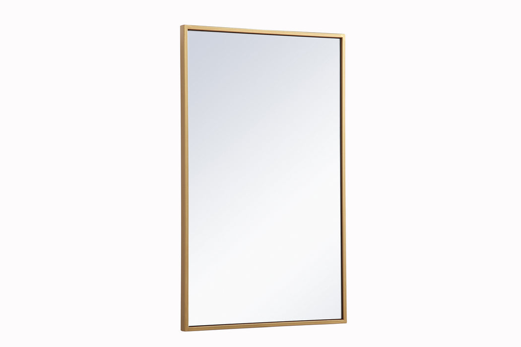 Elegant Lighting MR571728BRS Medicine Cabinet, Brass