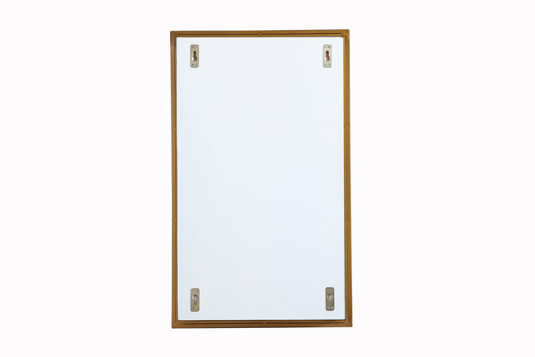 Elegant Lighting MR571728BRS Medicine Cabinet, Brass