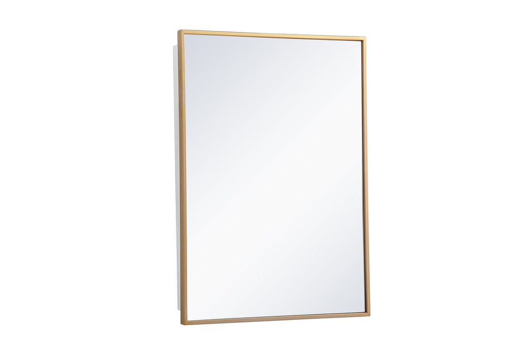 Elegant Lighting MR572028BRS Medicine Cabinet, Brass