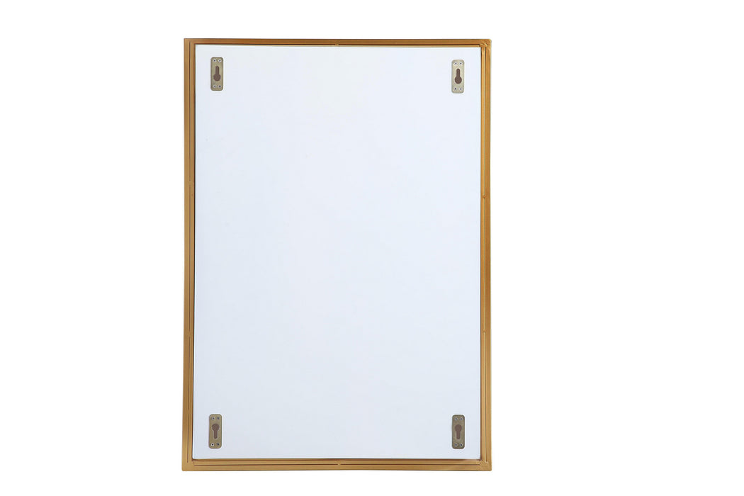 Elegant Lighting MR572028BRS Medicine Cabinet, Brass