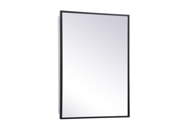 Elegant Lighting MR572028BLK Medicine Cabinet, Black