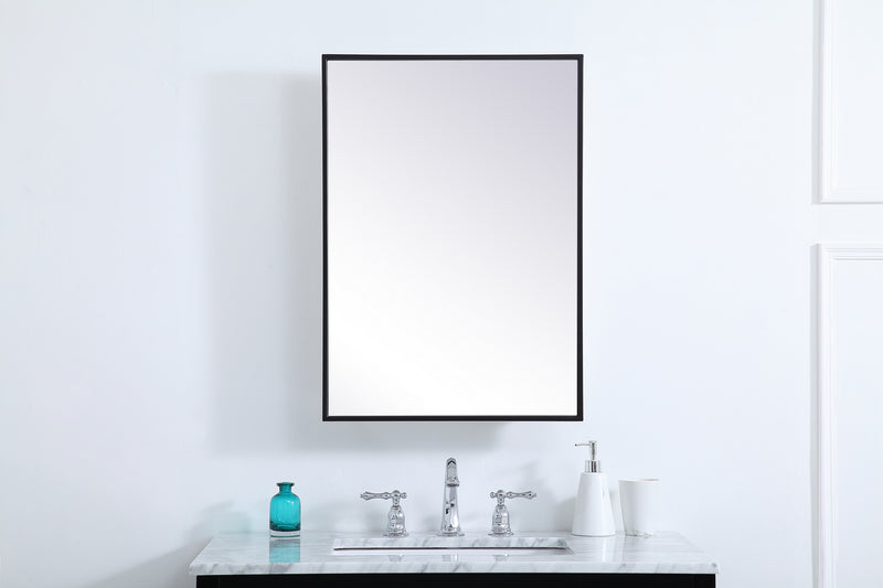 Elegant Lighting MR572028BLK Medicine Cabinet, Black