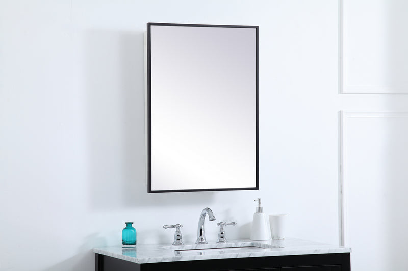 Elegant Lighting MR572028BLK Medicine Cabinet, Black