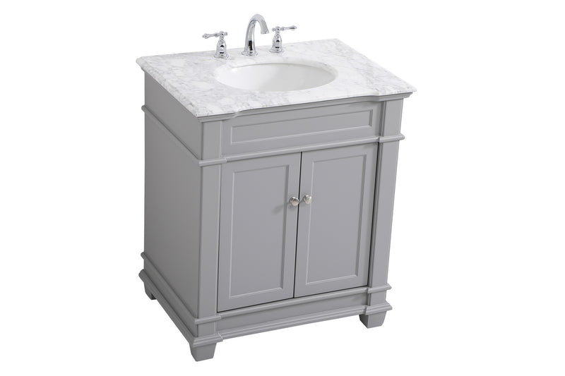 Elegant Lighting VF50030GR Bathroom Vanity Set, Grey