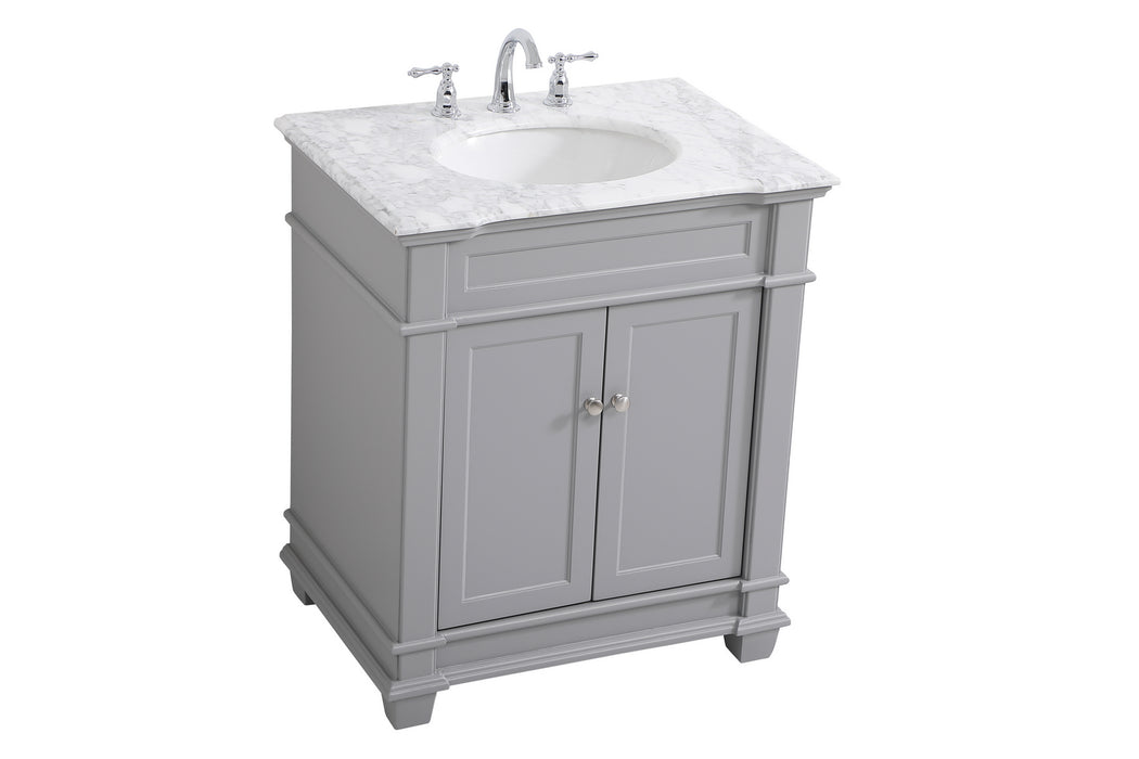 Elegant Lighting VF50030GR Bathroom Vanity Set, Grey
