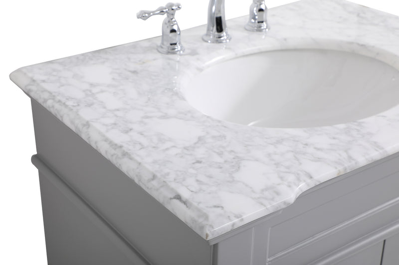 Elegant Lighting VF50030GR Bathroom Vanity Set, Grey