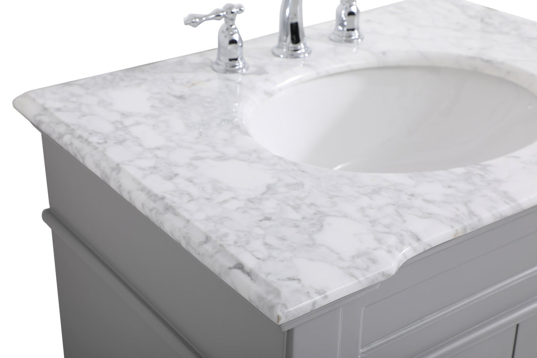 Elegant Lighting VF50030GR Bathroom Vanity Set, Grey