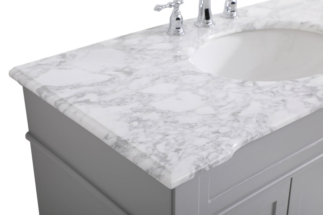 Elegant Lighting VF50042GR Bathroom Vanity Set, Grey