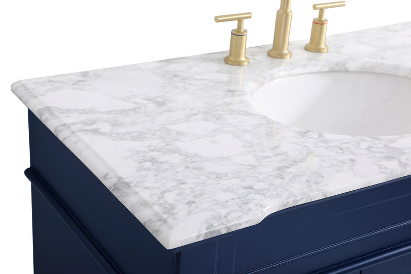 Elegant Lighting VF50042BL Bathroom Vanity Set, Blue