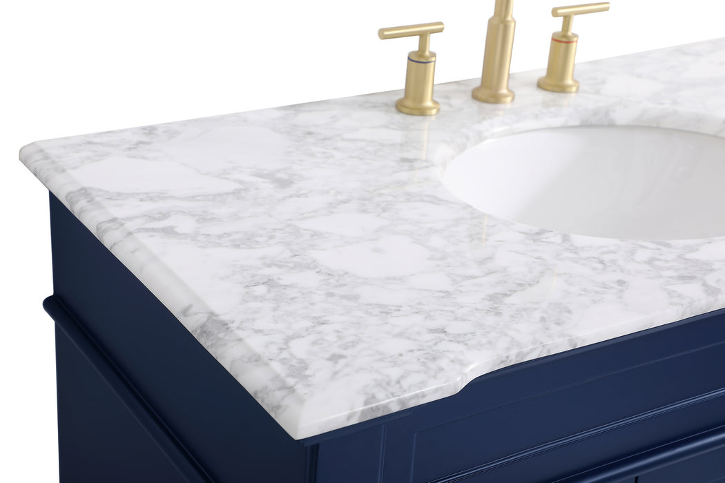 Elegant Lighting VF50042BL Bathroom Vanity Set, Blue