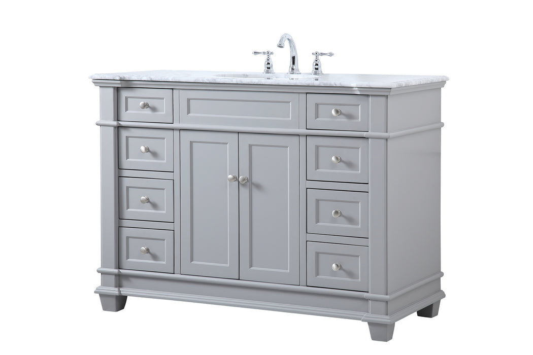 Elegant Lighting VF50048GR Bathroom Vanity Set, Grey
