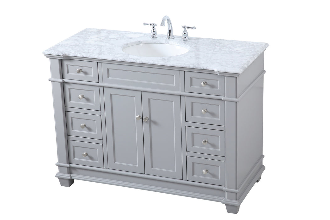 Elegant Lighting VF50048GR Bathroom Vanity Set, Grey