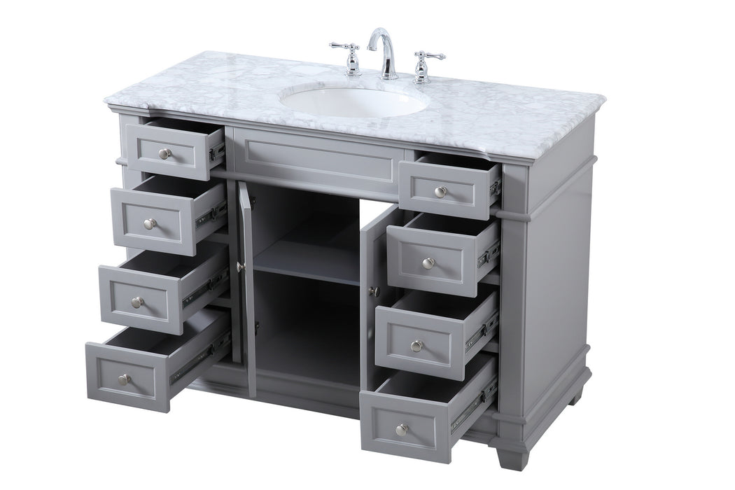 Elegant Lighting VF50048GR Bathroom Vanity Set, Grey