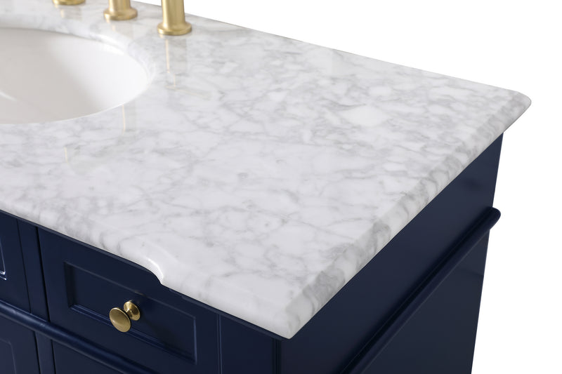 Elegant Lighting VF50048BL Bathroom Vanity Set, Blue