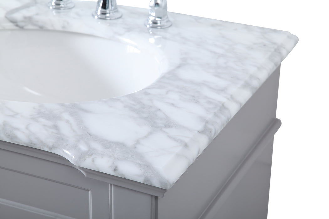 Elegant Lighting VF50060DGR Bathroom Vanity Set, Grey