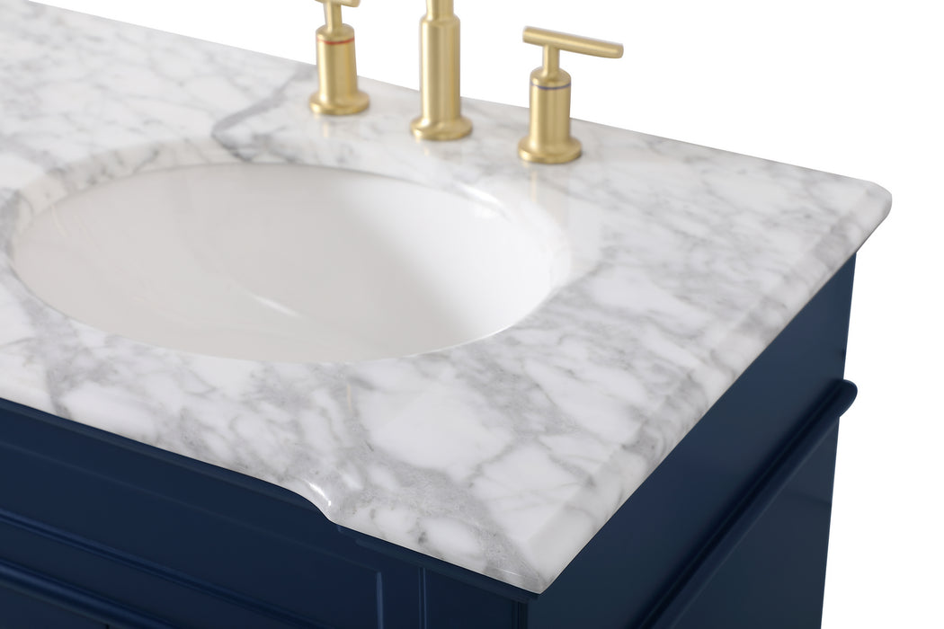 Elegant Lighting VF50060DBL Bathroom Vanity Set, Blue