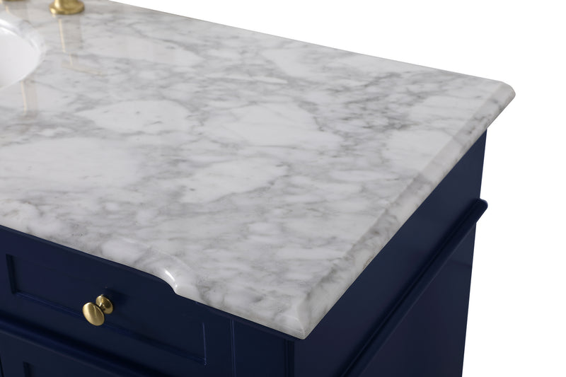 Elegant Lighting VF50060BL Bathroom Vanity Set, Blue