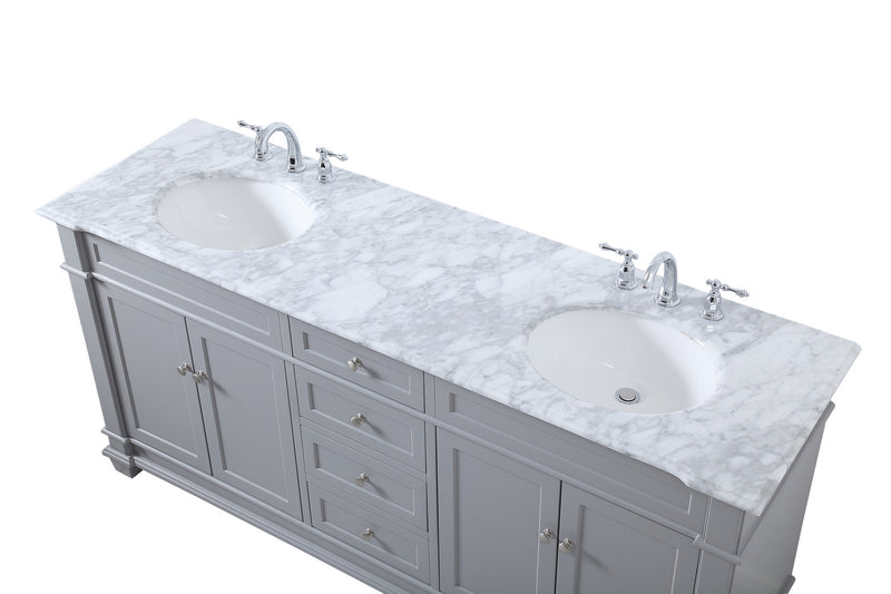 Elegant Lighting VF50072DGR Bathroom Vanity Set, Grey