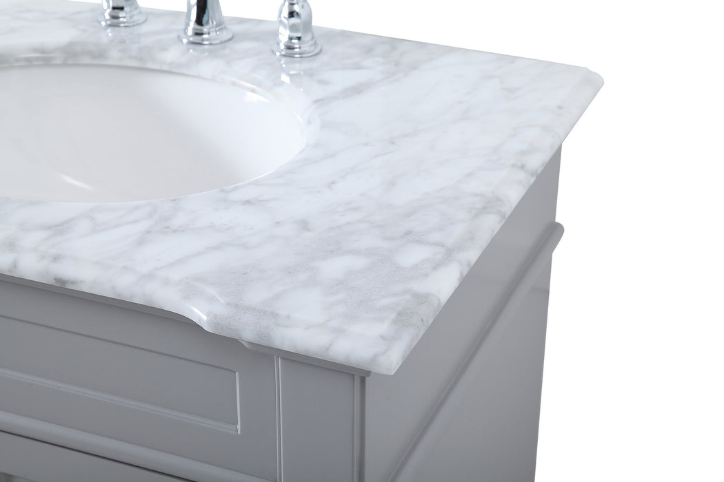 Elegant Lighting VF50072DGR Bathroom Vanity Set, Grey